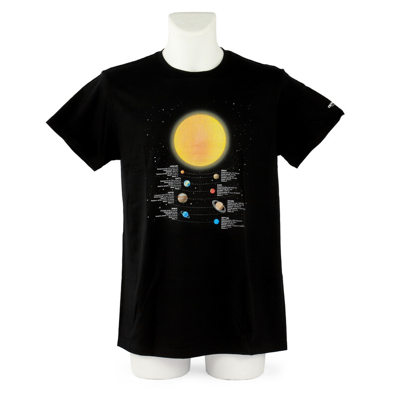 Omegon T-shirt Info Planètes - Taille 3XL