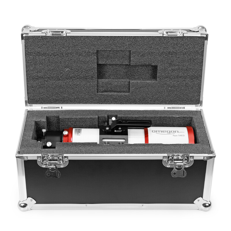 Lunette apochromatique Omegon Pro APO AP 94/517 Triplet ED OTA + protocole de test