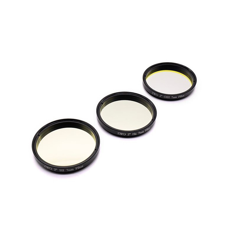 Filtre ZWO H-alpha, SII, OIII 7nm 2"