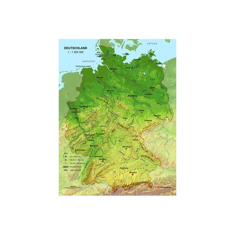 MBM Systems Véritablement 3D carte Deuschland