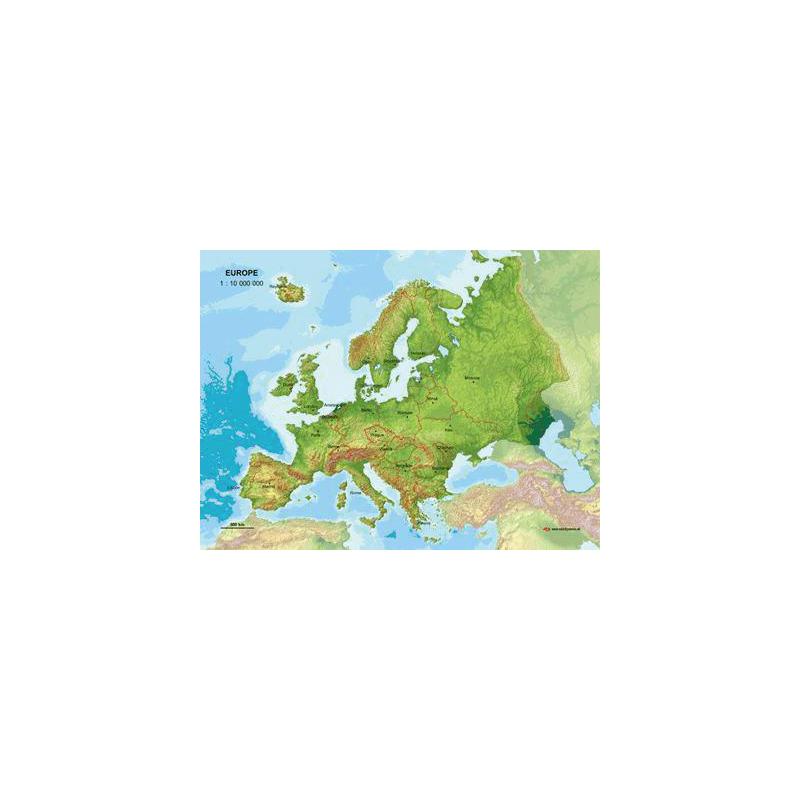MBM Systems Les véritablement 3D carte Europe