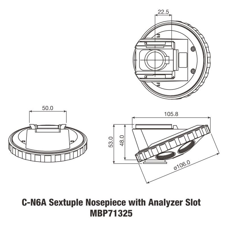 Nikon C-NA Nosepiece with Analyzer Slot