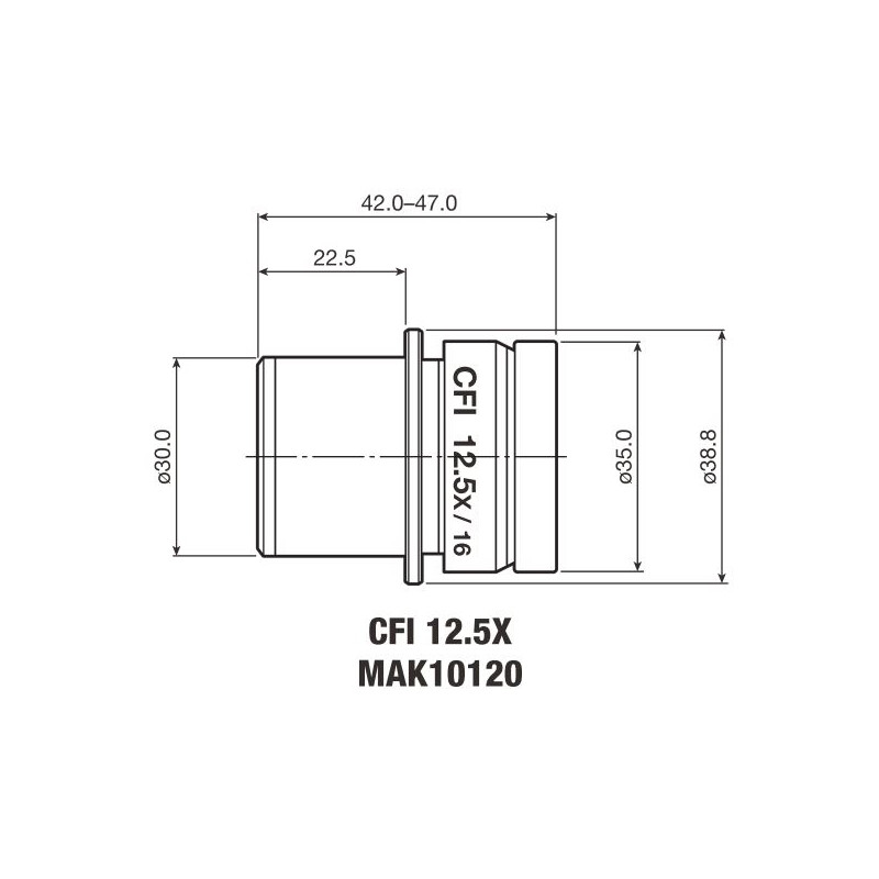 Oculaire Nikon CFI Eyepiece 12.5X/16