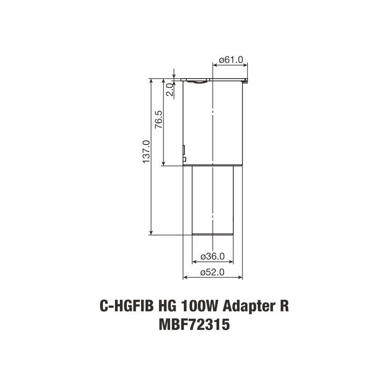 Nikon Adaptateurs C-HGFIB HG 100W ADP Light Fiber