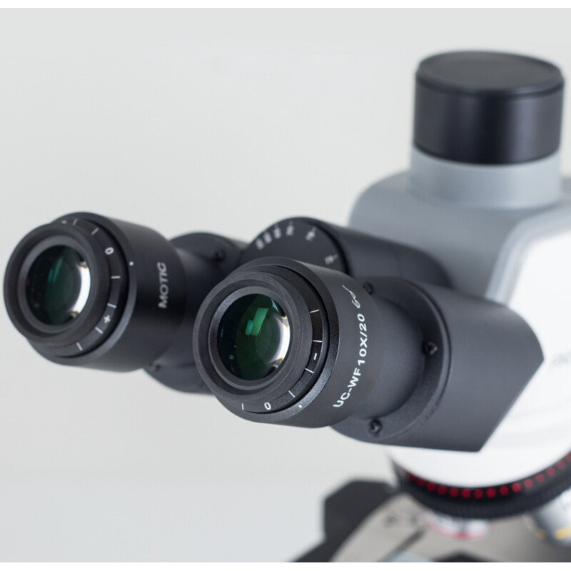 Motic Mikroskop Panthera E2, Trinokular, HF, Infinity, plan achro., 40x-1000x, fixed Koehl.LED