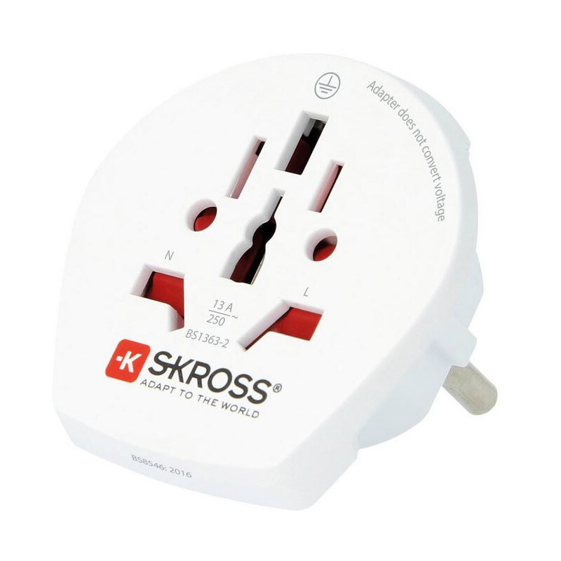 Skross Netzteil Reiseadapter World to Europe