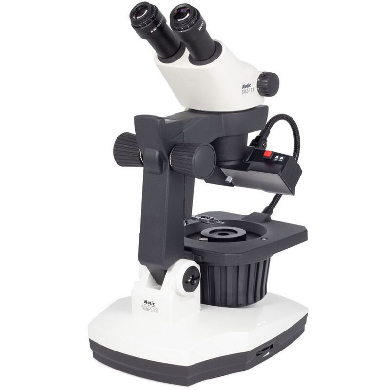 Microscope stéréo zoom Motic GM-171, bino,  7.5-50x, wd 110mm