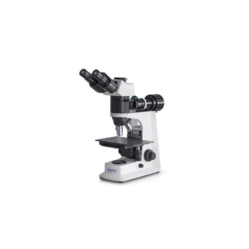 Microscope Kern OKM 172, MET, POL, bino, Inf, planachro, 50x-400x, Lumière incidente, HAL, 30W