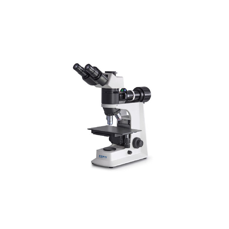 Microscope Kern OKM 173, MET, POL, trino, Inf, planachro, 50x-400x, Auflicht, HAL, 30W