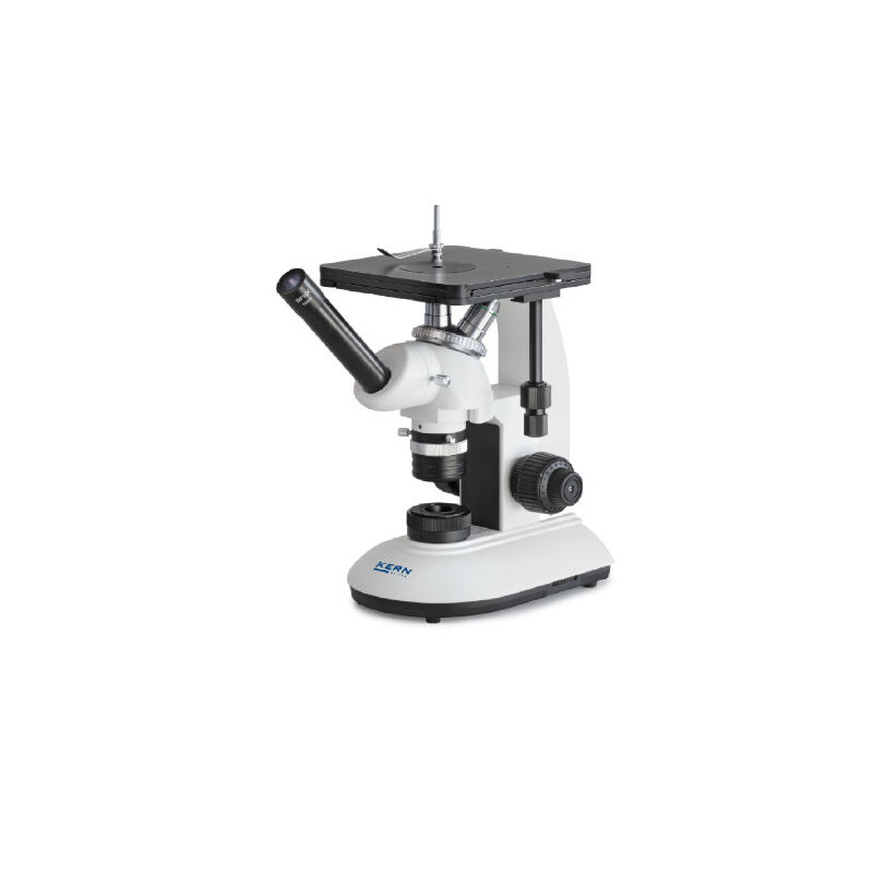 Microscope inversé Kern OLE 161, invers, MET, mono, DIN planchrom,100x-400x, Lumière incidente, LED, 3W