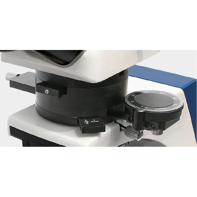 Microscope Kern OPN 182, POL, trino, Inf plan, 40x-400x, Lumière incidente, HAL, 50W