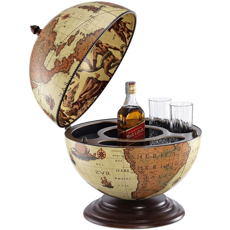 Globe de bar Zoffoli living Nettuno Safari 40cm