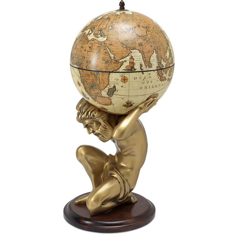 Globe de bar Zoffoli living Atlas Safari 50cm