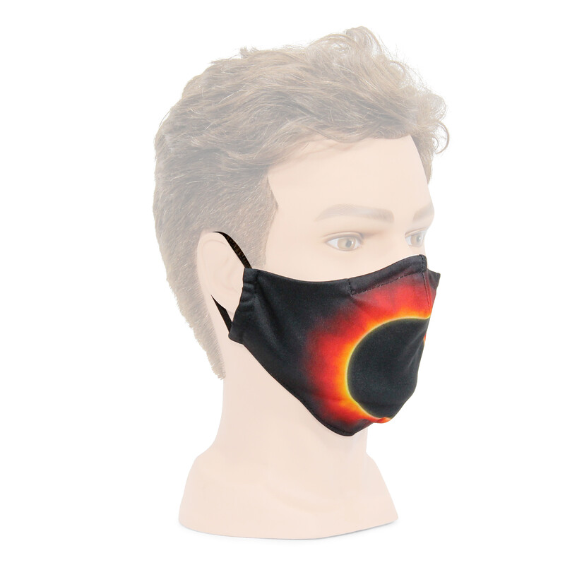 Masketo Mund- und Nasenmaske mit Astromotiv Sonnencorona 1 Stück