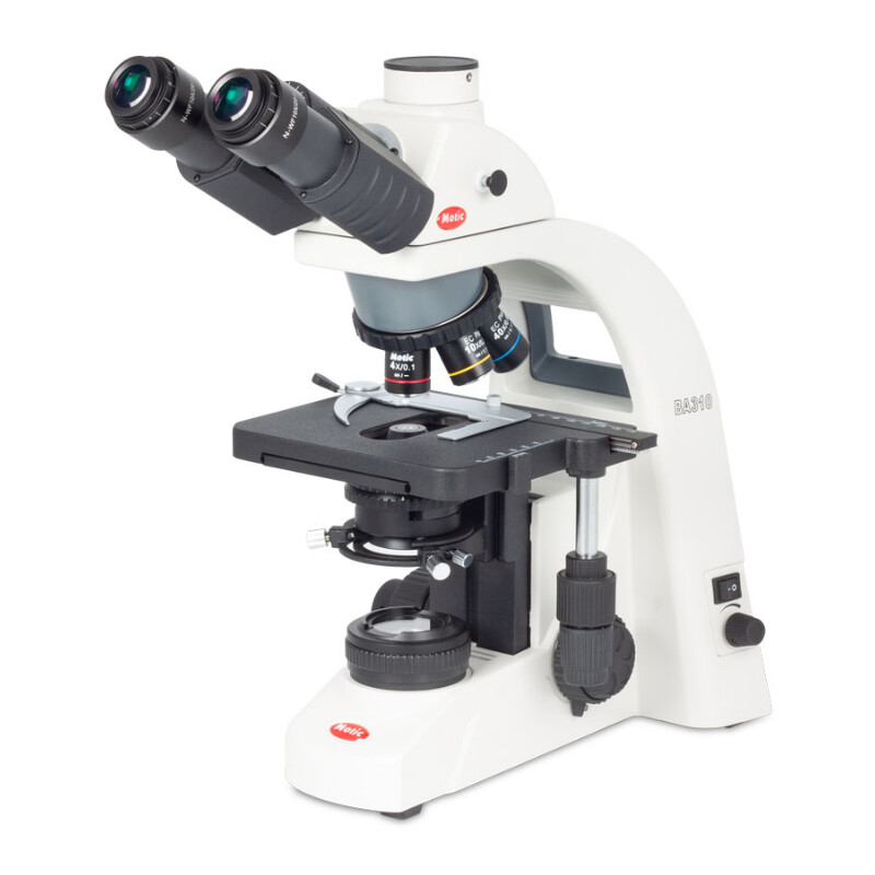 Microscope Motic BA310, LED, 40x-400x (sans 100x), trino