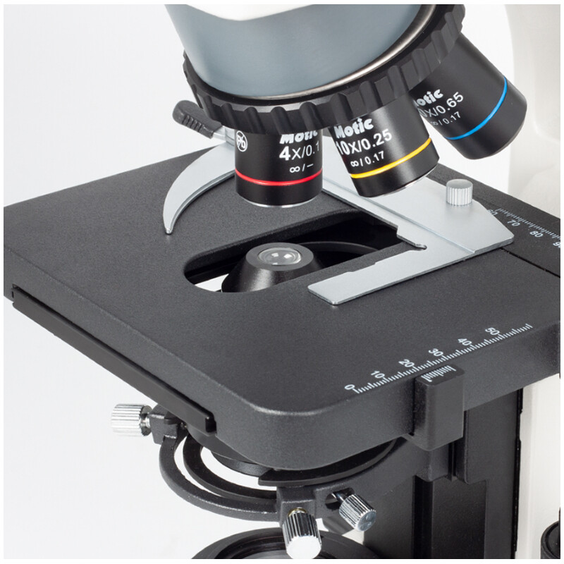 Microscope Motic BA310, LED, 40x-400x (sans 100x), trino