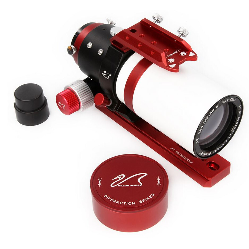 Lunette apochromatique William Optics AP 61/360 ZenithStar ZS61 II OTA Guidescope-Set