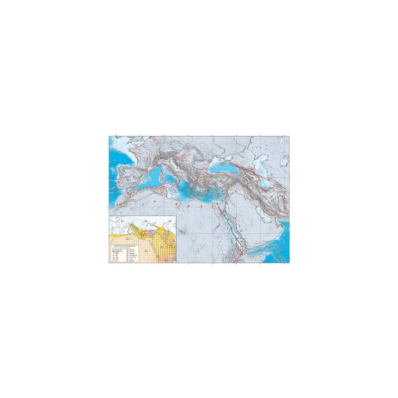 UKGE Carte géodynamique de la Méditerranée