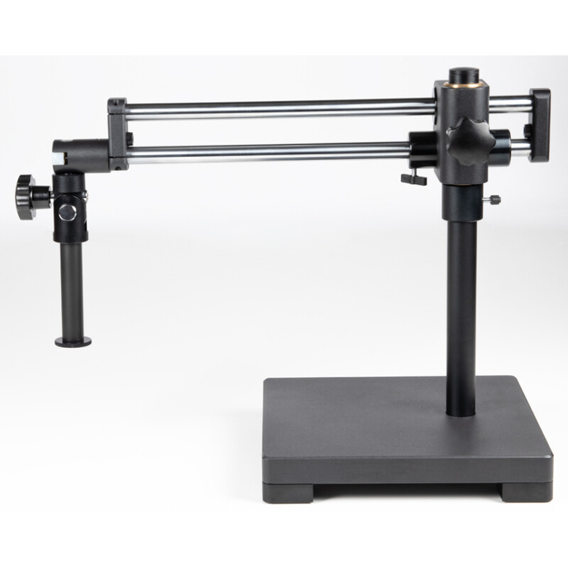 Statif industriel Motic Grand trépied à bras horizontal (avec plaque de base), colonne de 400 mm