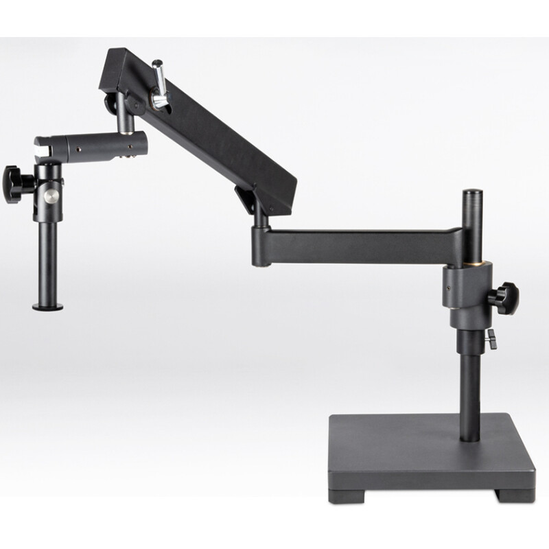 Statif industriel Motic Trépied à bras flexible (avec plaque de base), colonne de 600 mm
