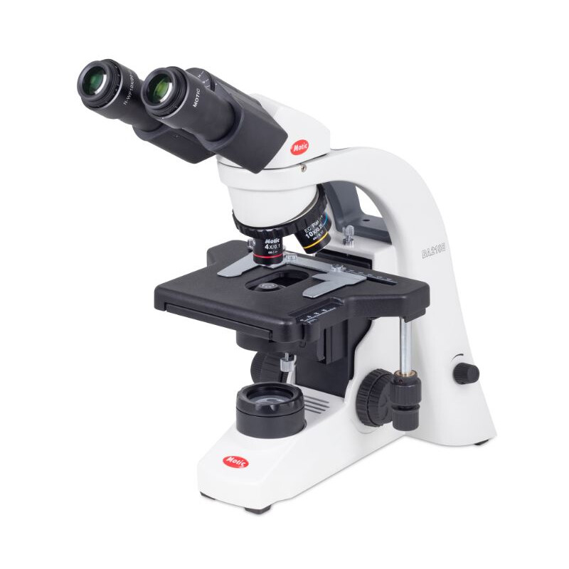 Microscope Motic BA210E bino, infinity, plan EC, achro, 40x-1000x Hal