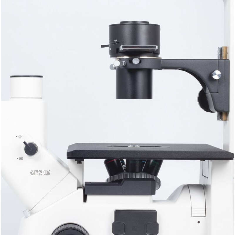 Microscope inversé Motic AE31E trino, infinity, 40x-400x, phase, Hal, 30W