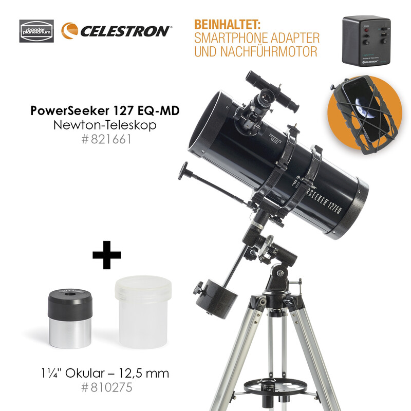 Télescope Celestron N 127/1000 Powerseeker 127 EQ-MD Mars-Set