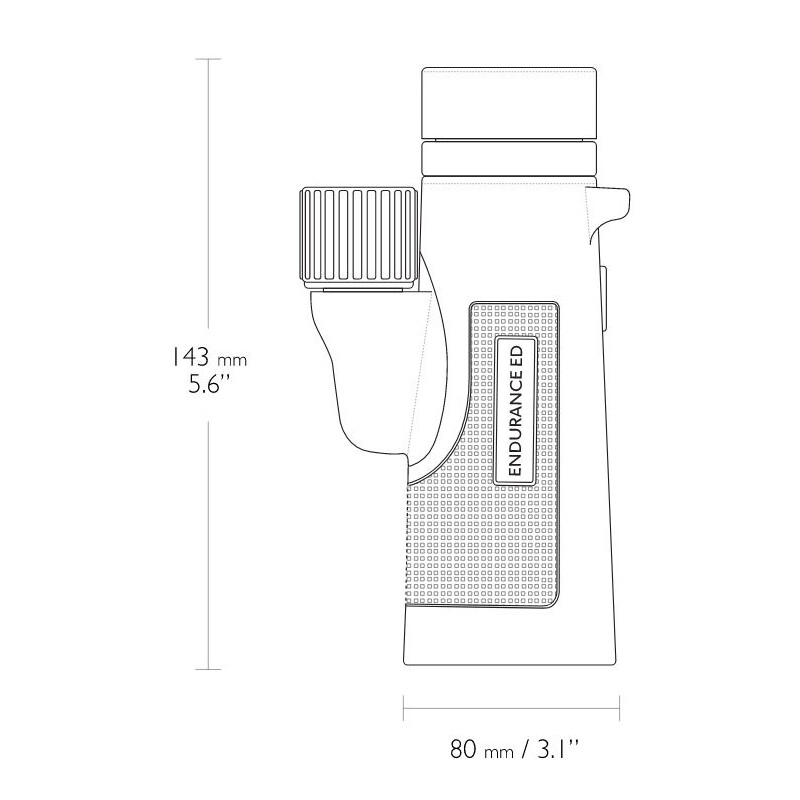 HAWKE Monokular Endurance ED 8x42 Mono