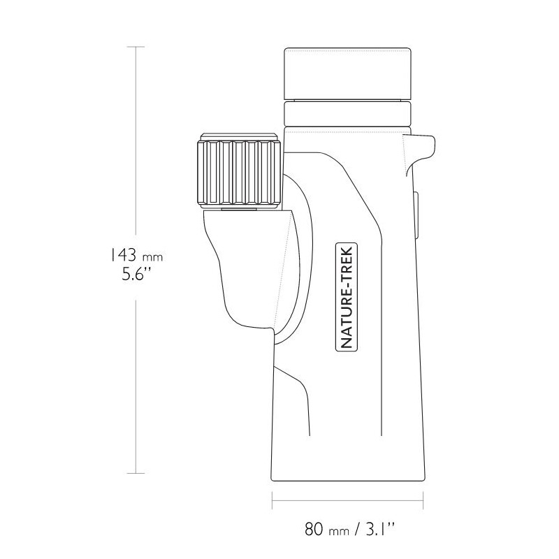 HAWKE Monokular Nature-Trek 10x42 Mono