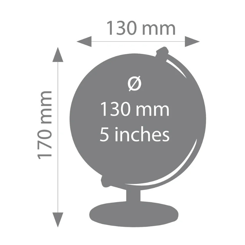 Mini-globe TROIKA Gagarin Night 13cm