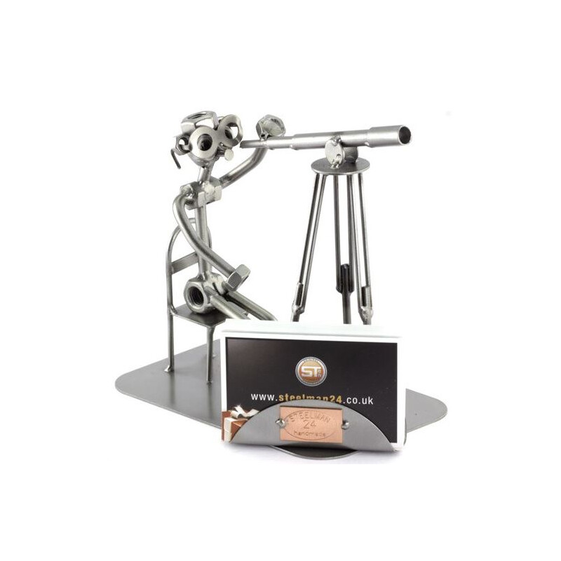 Steelman24 Mâle à vis Lunette avec porte-cartes de visite