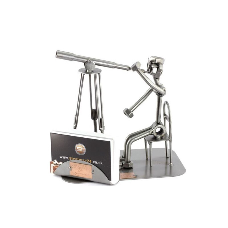 Steelman24 Mâle à vis Lunette avec porte-cartes de visite