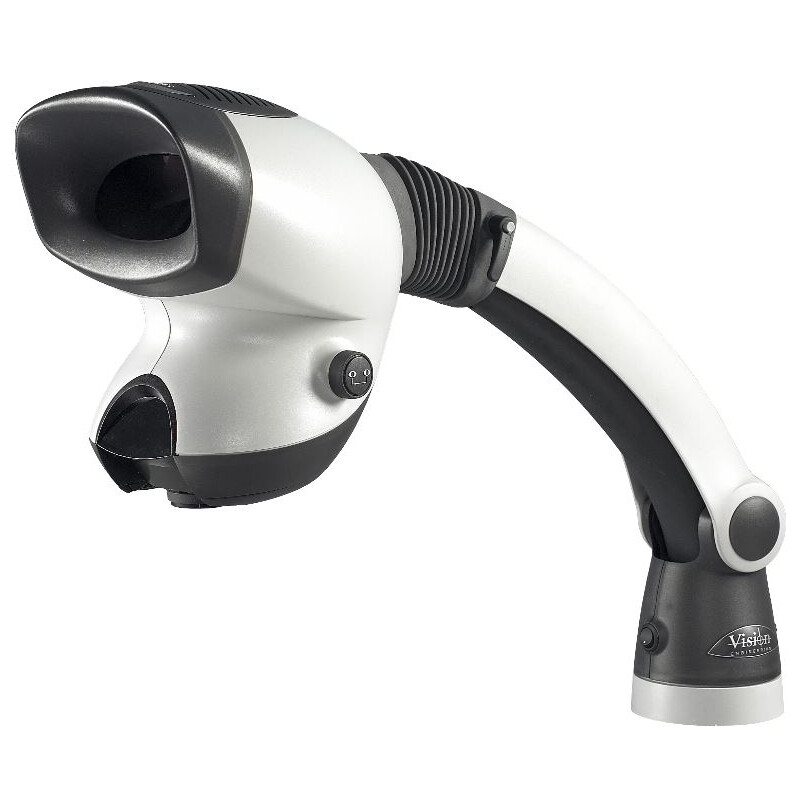 Vision Engineering Zoom-Stereomikroskop MANTIS Compact Universal, MCS, Kopf, Auflicht, LED, Schwenkstativ, 2, 4, 6, 8x, o. Objektiv