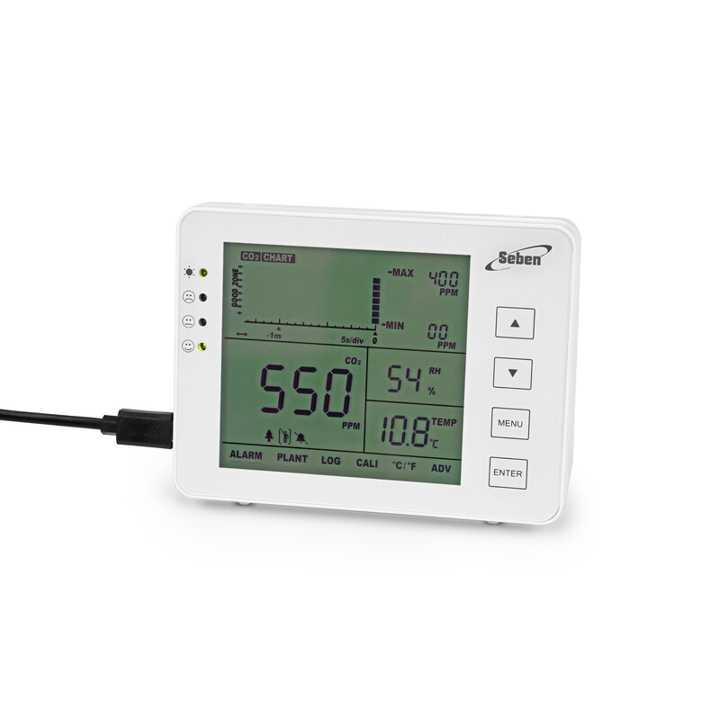 Seben CO2 Monitor 1200P W