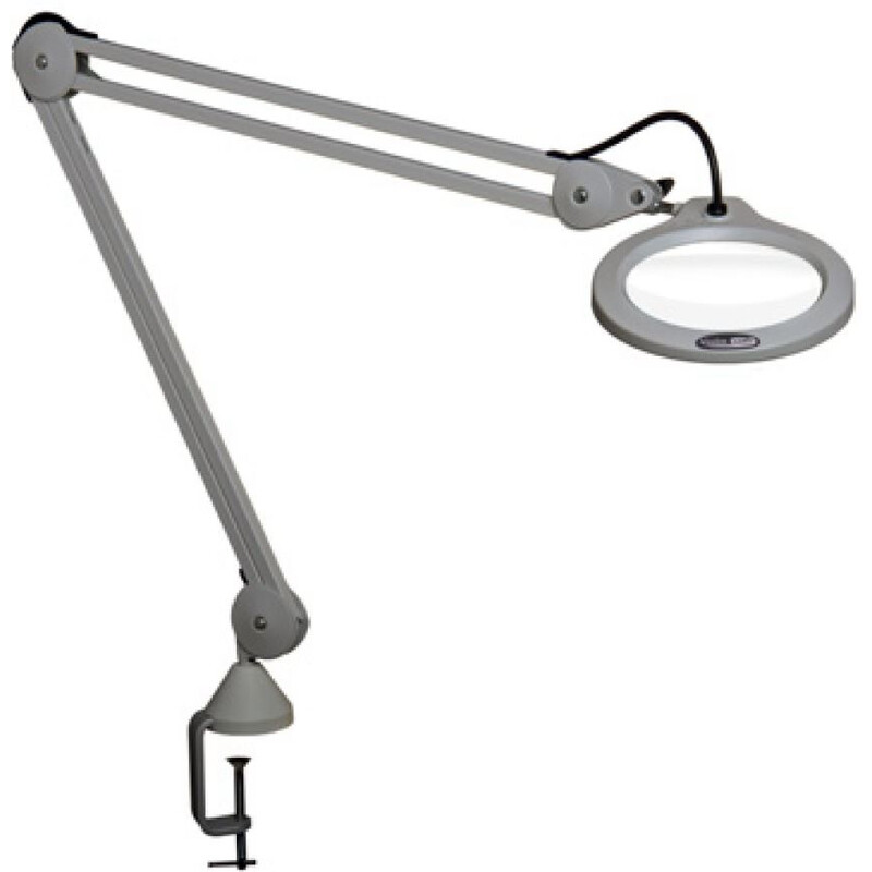 Loupe Vision Engineering VisionLUXO LFM LED, gris clair, 5 dioptries