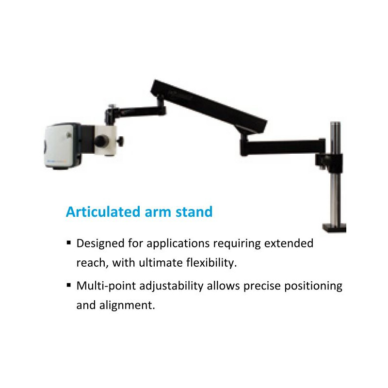 Microscope Vision Engineering EVO Cam II, ECO2CE1, variable articulated arm, LED light, 4 Diopt W.D.245mm, HDMI, USB3, 24" Full HD