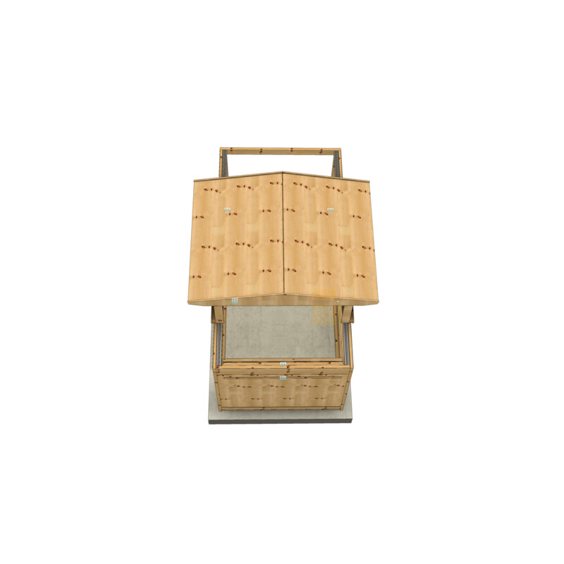 Dome Parts Observatoire à toit mobile GreenLine MICRO-MS20 avec protection du bois