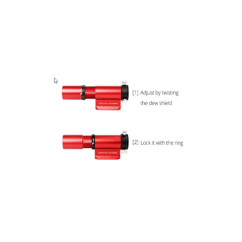 Guidescope William Optics UniGuide 32mm Gold