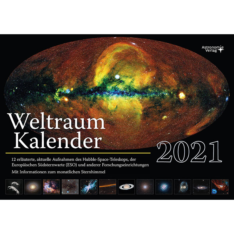 Calendrier Astronomie-Verlag Weltraum-Kalender 2021