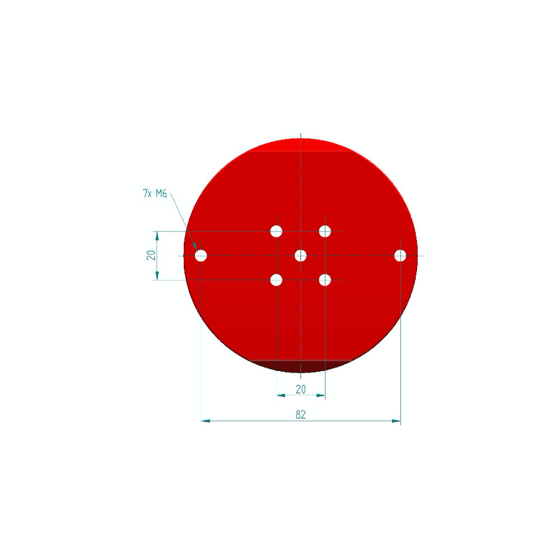 PrimaLuceLab Platine de montage Skywatcher HEQ5 PLUS
