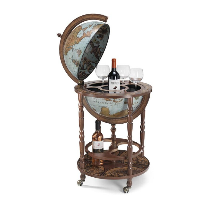 Globe de bar Zoffoli living Minerva Blue Ocean 40cm