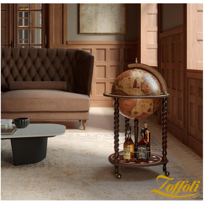 Globe de bar Zoffoli living Explora Honey Brown 40 cm