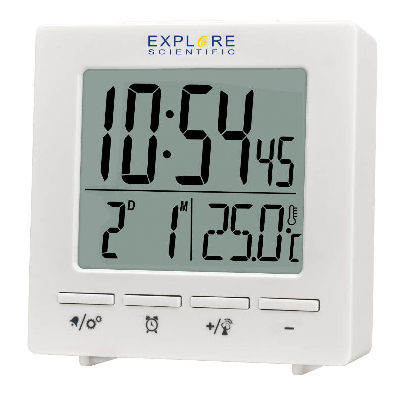 Station météo Horloge radio avec température intérieure