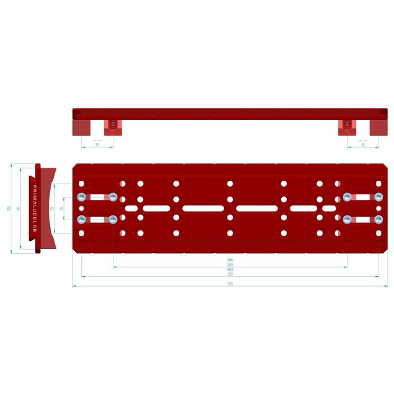 PrimaLuceLab Prismenschiene PLUS Losmandy SC 8