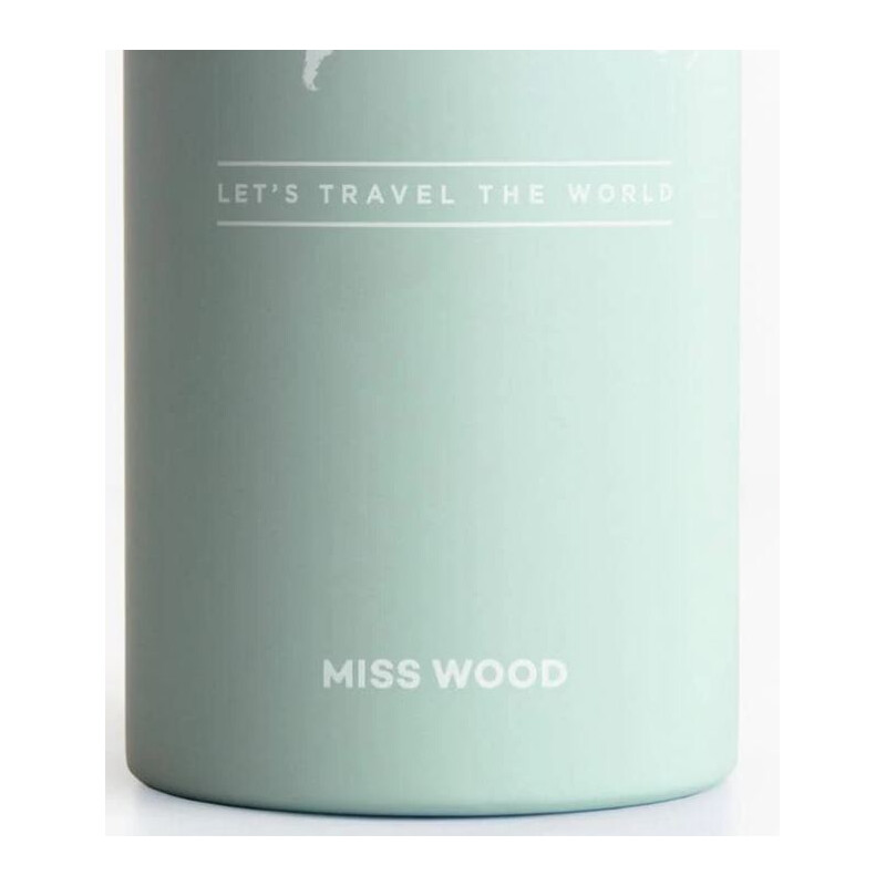 Miss Wood Bouteille vert clair