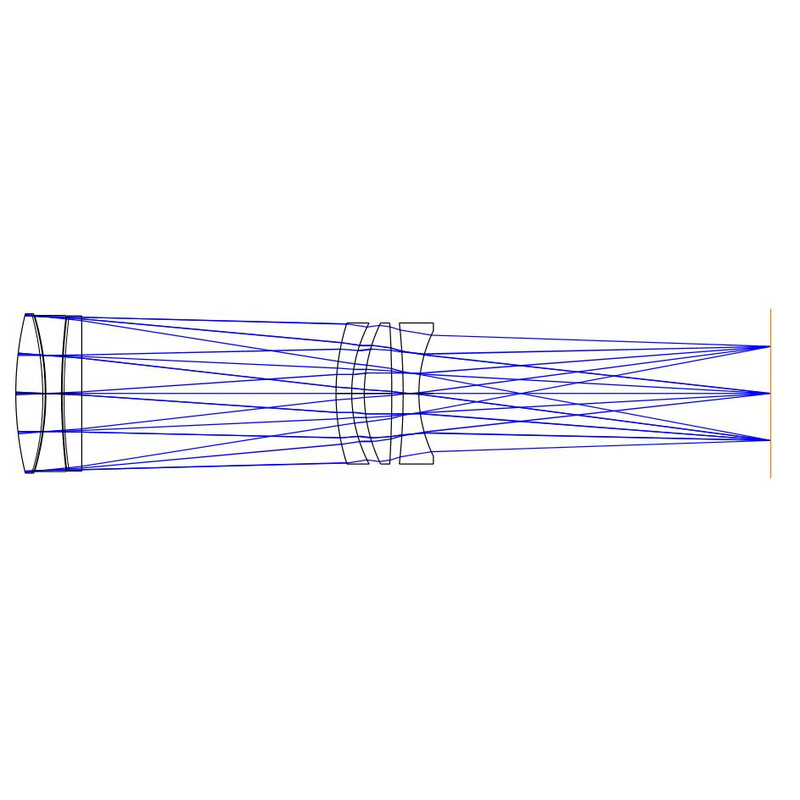 Lunette apochromatique Omegon Pro APO AP 40/180 OTA