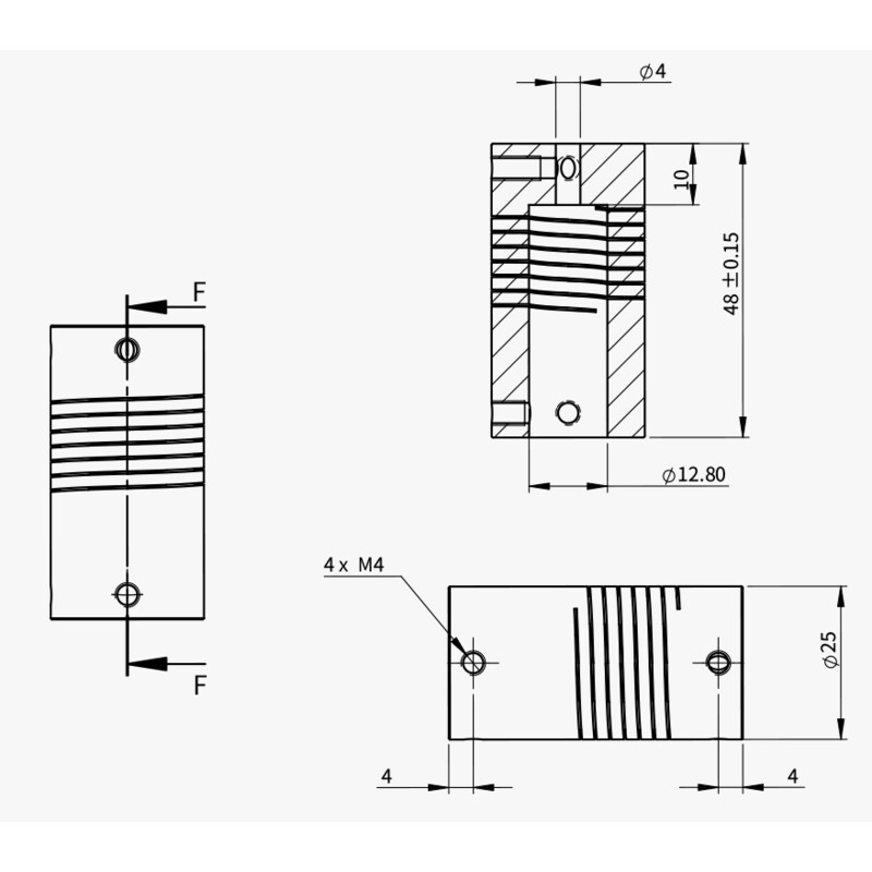 ZWO Adaptateur pour système de mise au point motorisée EAF sur Celestron C8 & C9.25