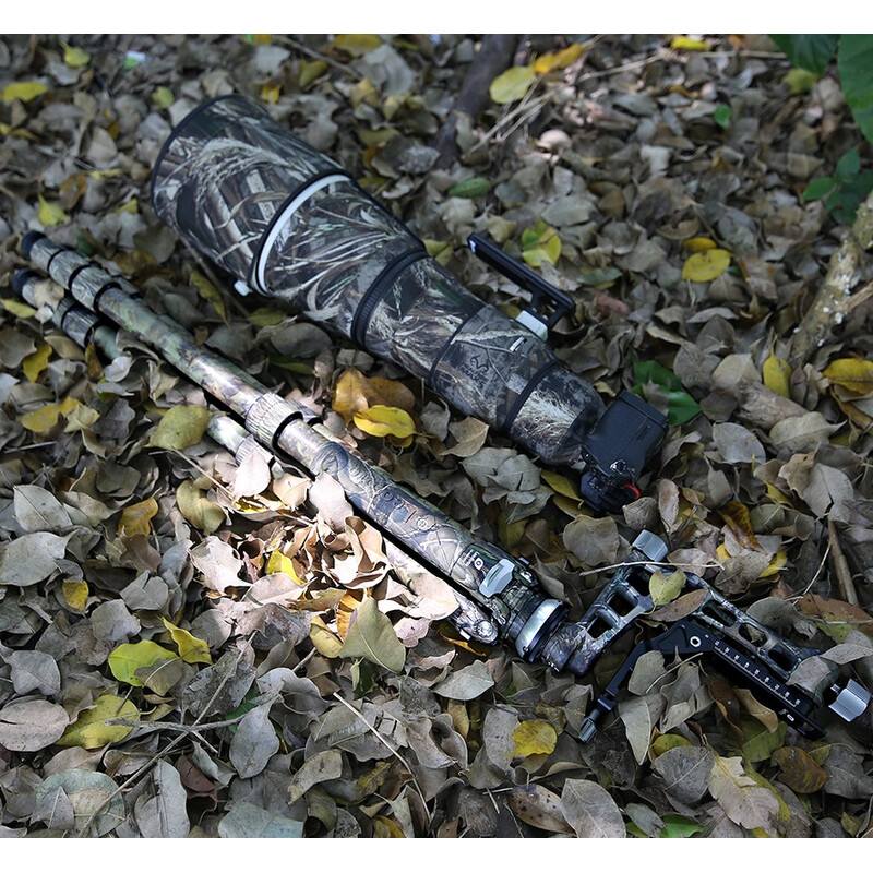 Leofoto Carbon-Dreibeinstativ LS-365CEX Ranger mit Nivellierbasis + PG-1 Gimbal Full Camo