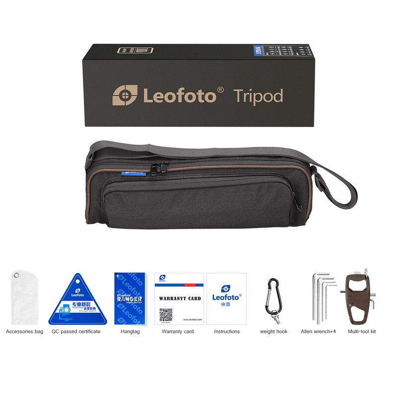 Leofoto Carbon-Dreibeinstativ LX-224CT Urban + Ballhead XB-32Q