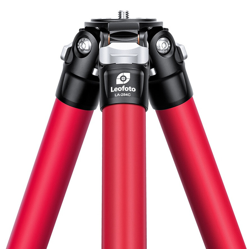 Leofoto Carbon-Dreibeinstativ LA-284C+LH-30 Athena Red